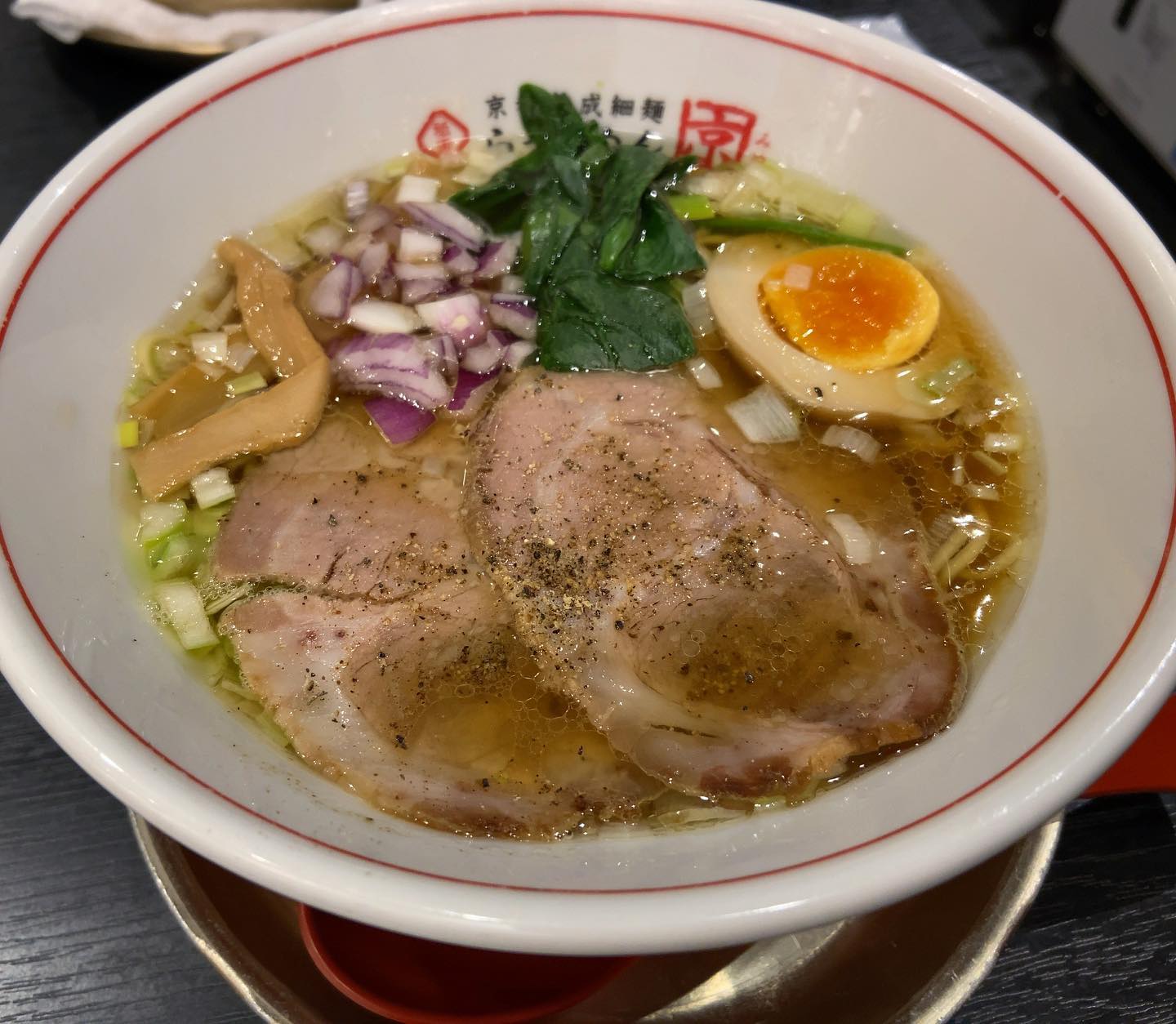 京都熟成細麺 らぁ〜めん京 河原町三条店「鶏しおらぁ〜めん」の投稿写真