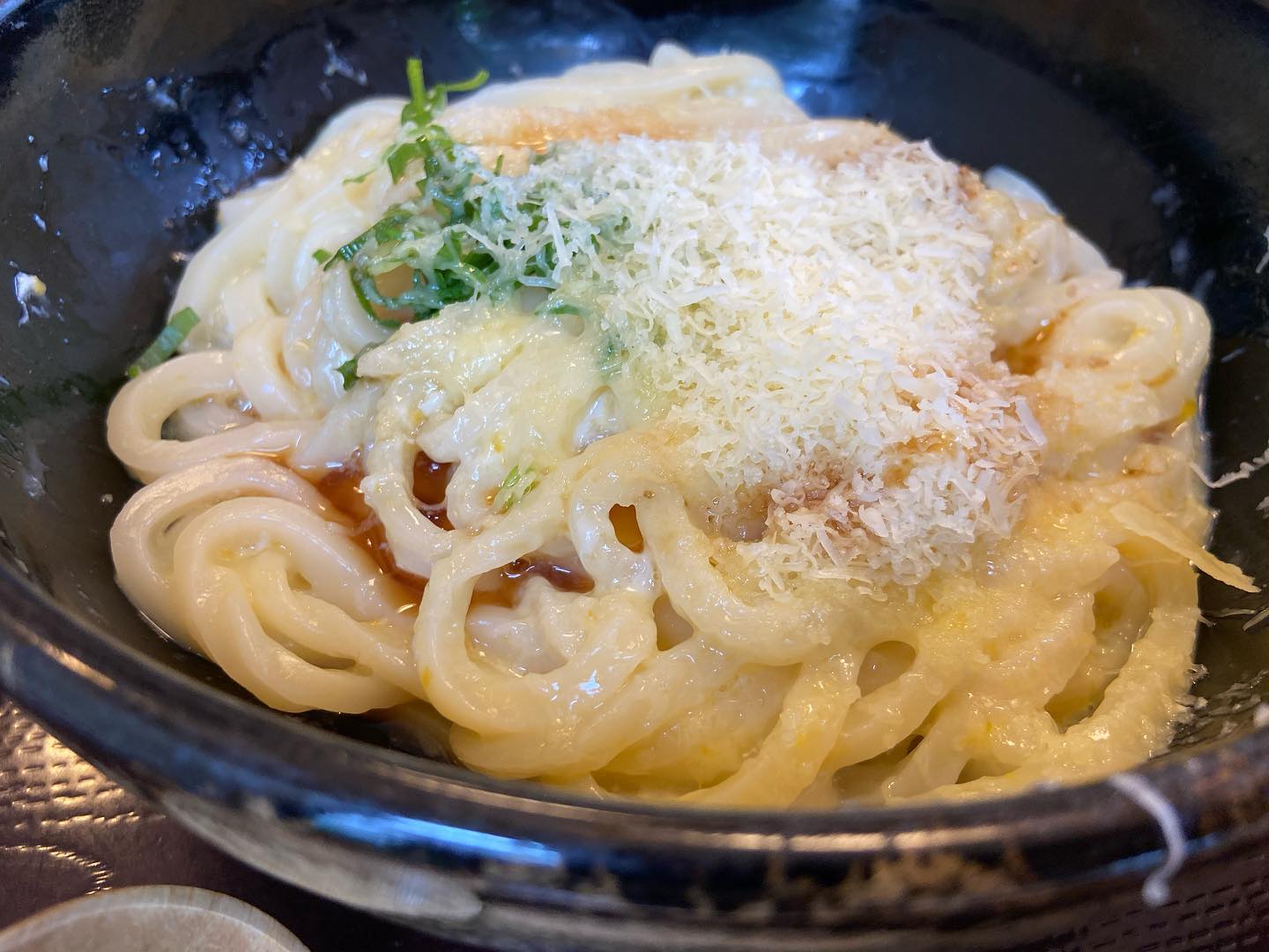 蒜山本格手打うどん やす坊「釜玉うどん」の投稿写真