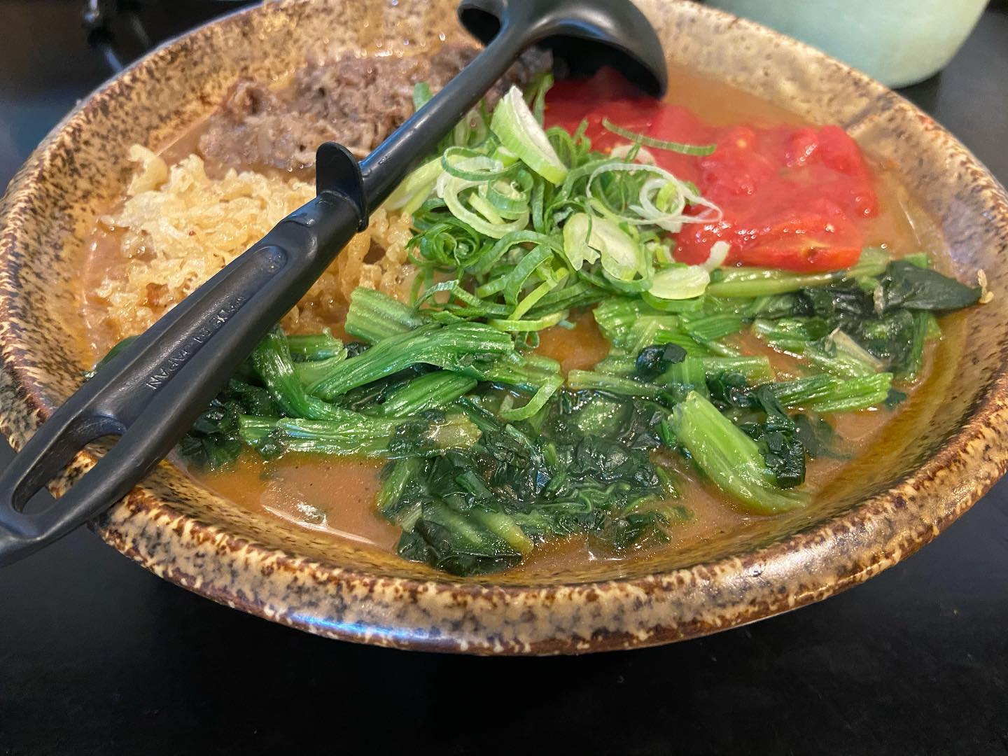 名物カレーうどん得正 西梅田店「ほうれん草トマトカレーうどん」の投稿写真