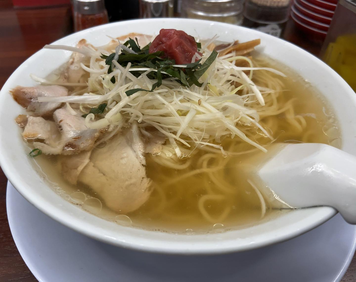 ラーメン魁力屋 河原町三条店「梅干塩ラーメン」の投稿写真
