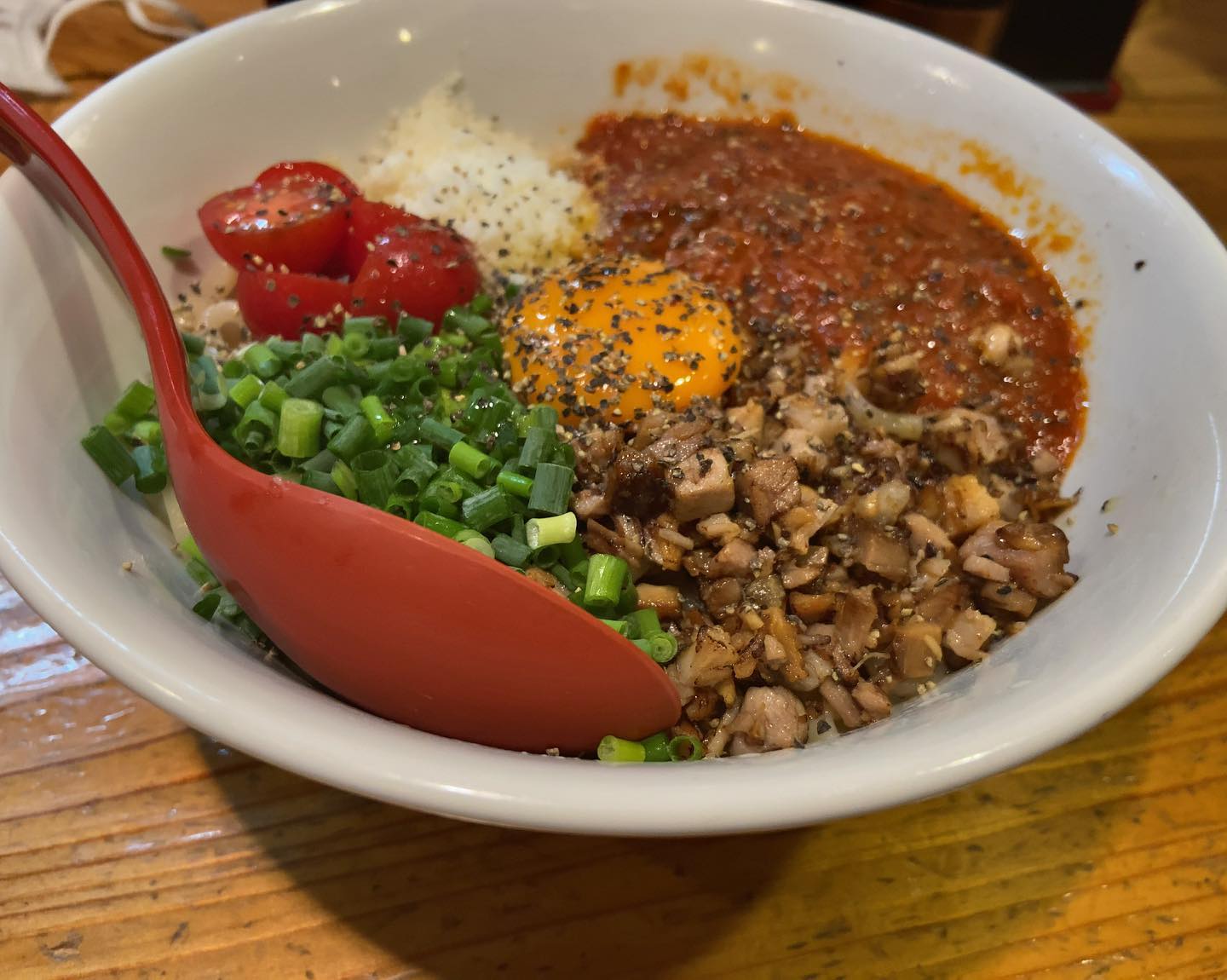 ラーメン十夢「トマトまぜメン」の投稿写真