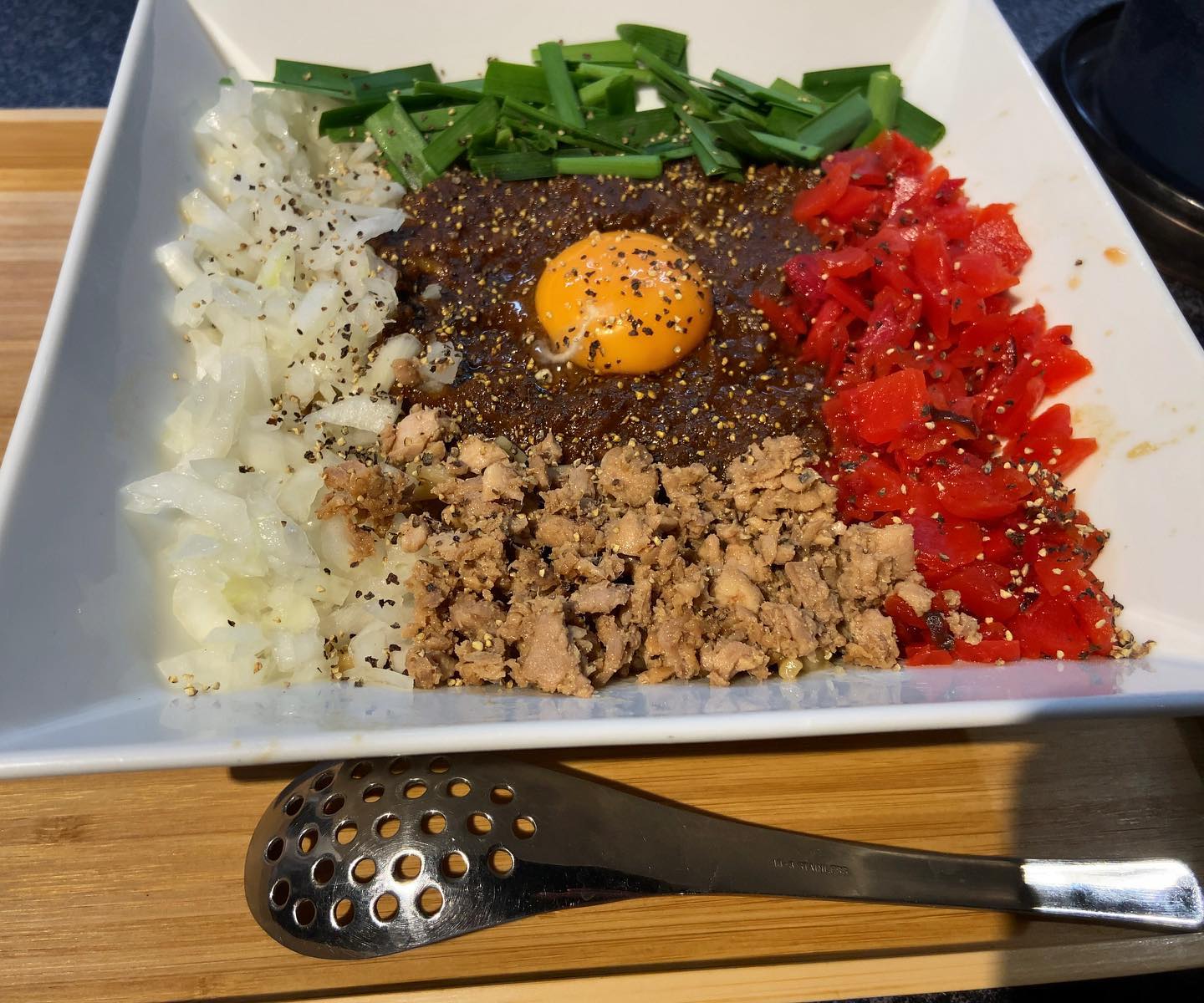 メントメシ ザコヤ「カレーまぜそば」の投稿写真