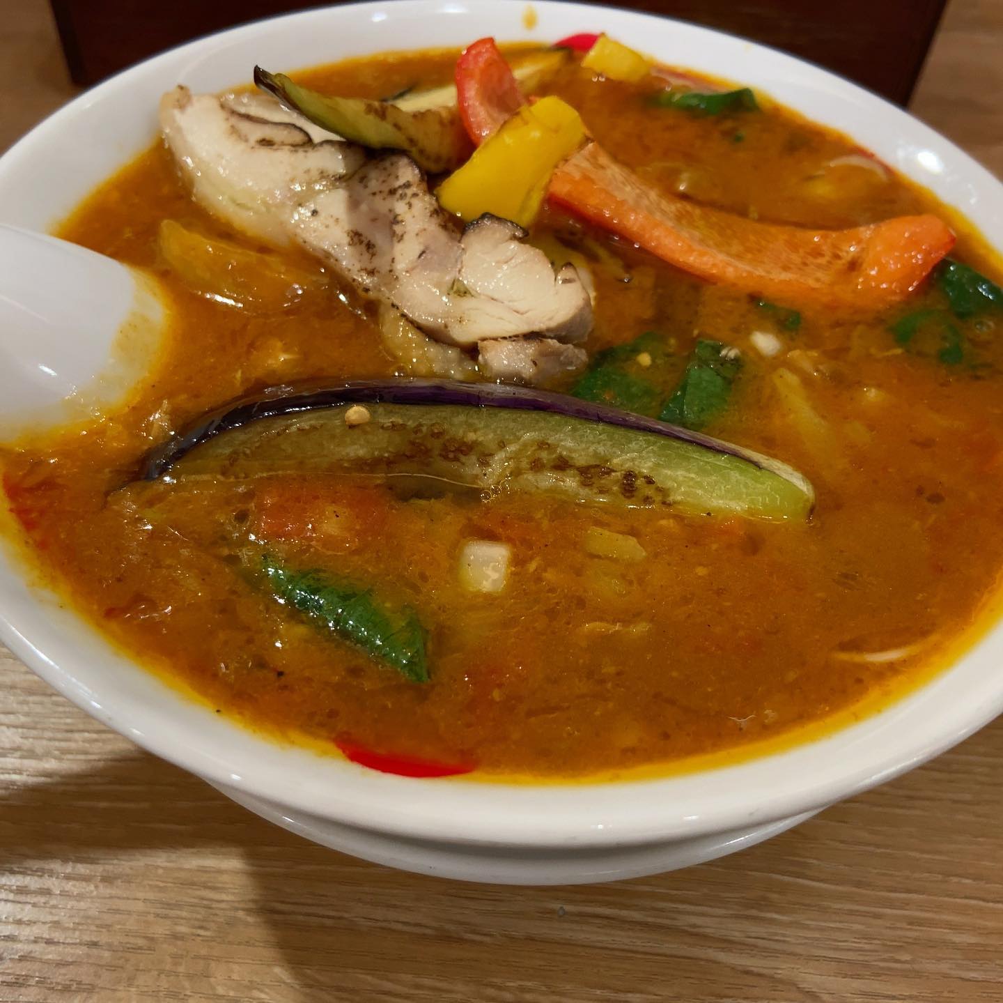 太陽のトマト麺 上野広小路支店「トマトカレー」の投稿写真 2