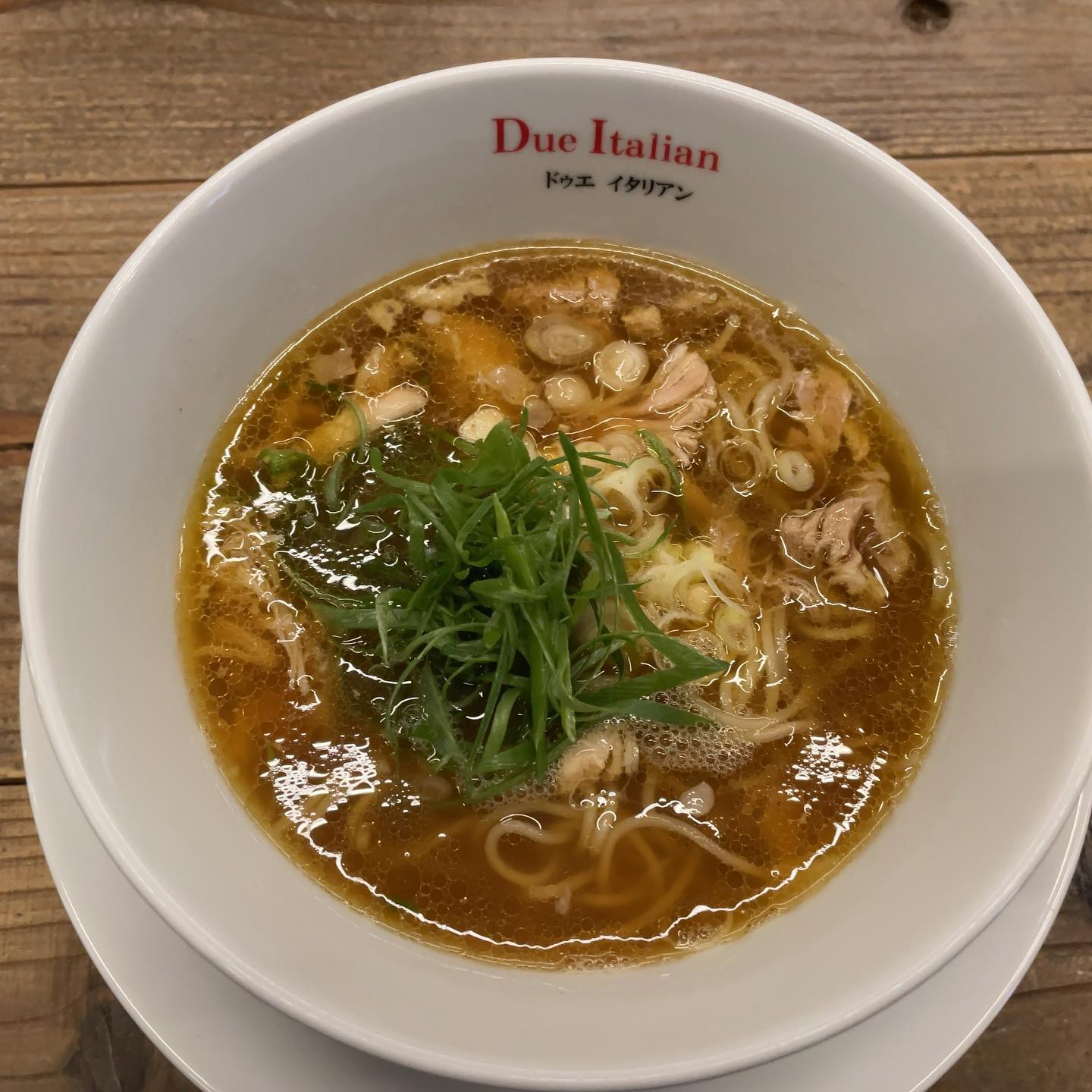 Ramen ドゥエ Edo Japan「京都九条ねぎと生醤油の鶏そば」の投稿写真 2