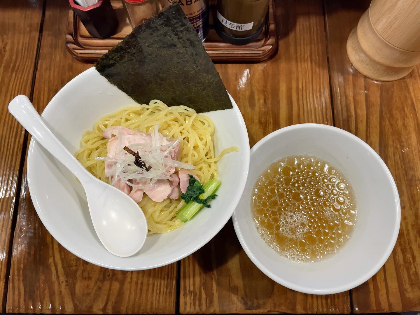 昆布の塩らー麺専門店 MANNISH 蔵前店「昆布の塩つけ麺」の投稿写真