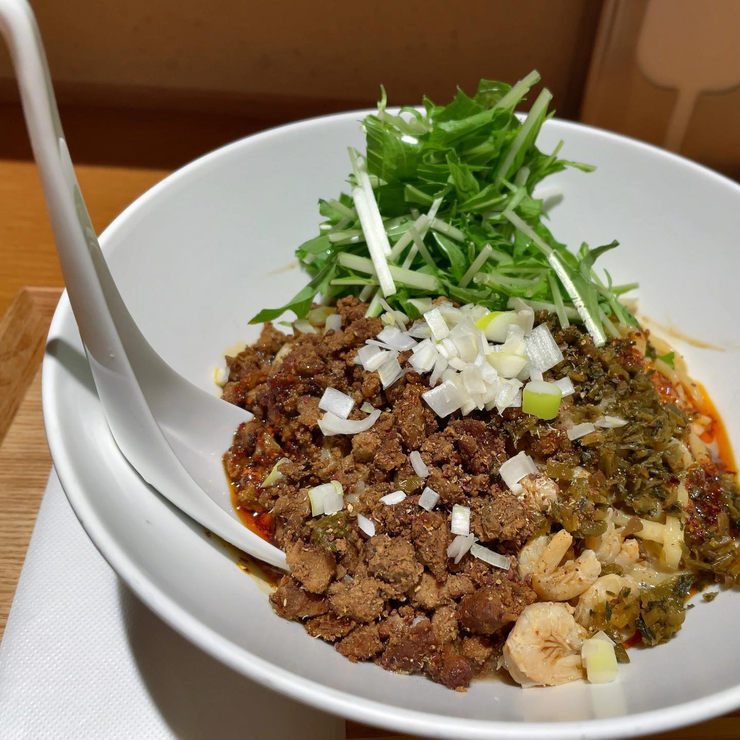 汁なし担担麺ピリリ秋葉原店「白胡麻坦々麺」の投稿写真 2