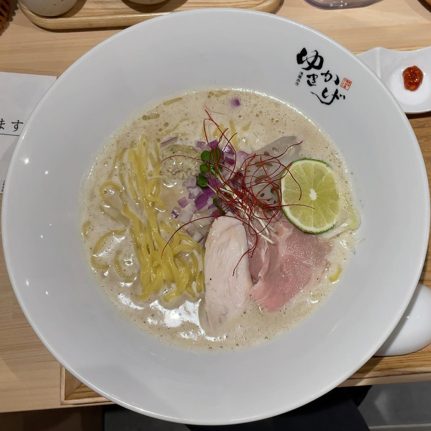 東京鶏白湯ラーメンゆきかげ浅草本店「鶏POTAそば」の投稿写真