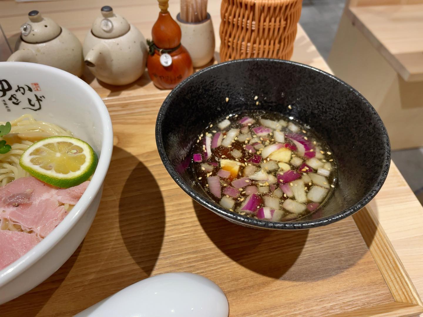 東京鶏白湯ラーメンゆきかげ浅草本店「昆布水鶏つけそば」の投稿写真 3