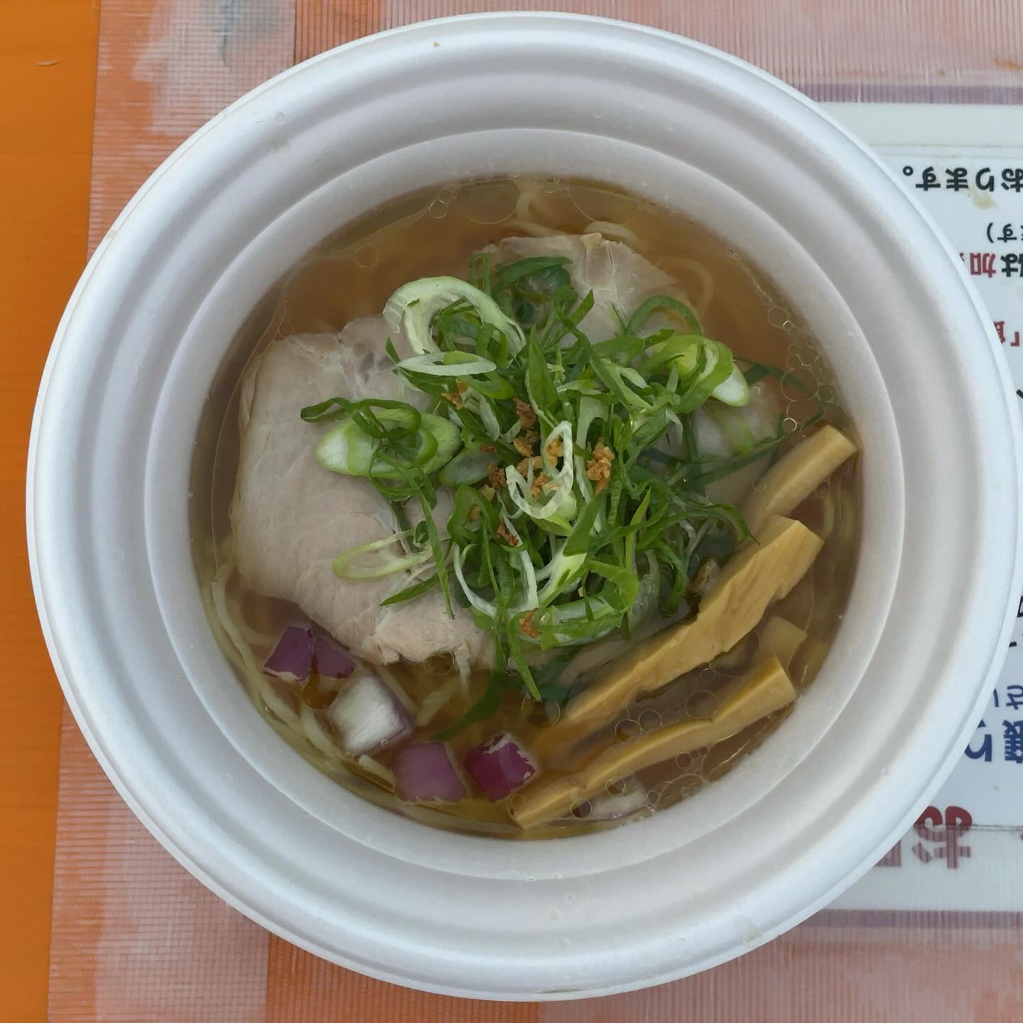 東京ラーメンフェスタ2023@駒沢オリンピック公園「こだわりラーメン ブルターニュ産オマール海老のエスプーマ豚骨 / 拳ラーメン 京鴨と羅臼昆布の塩そば」の投稿写真 6