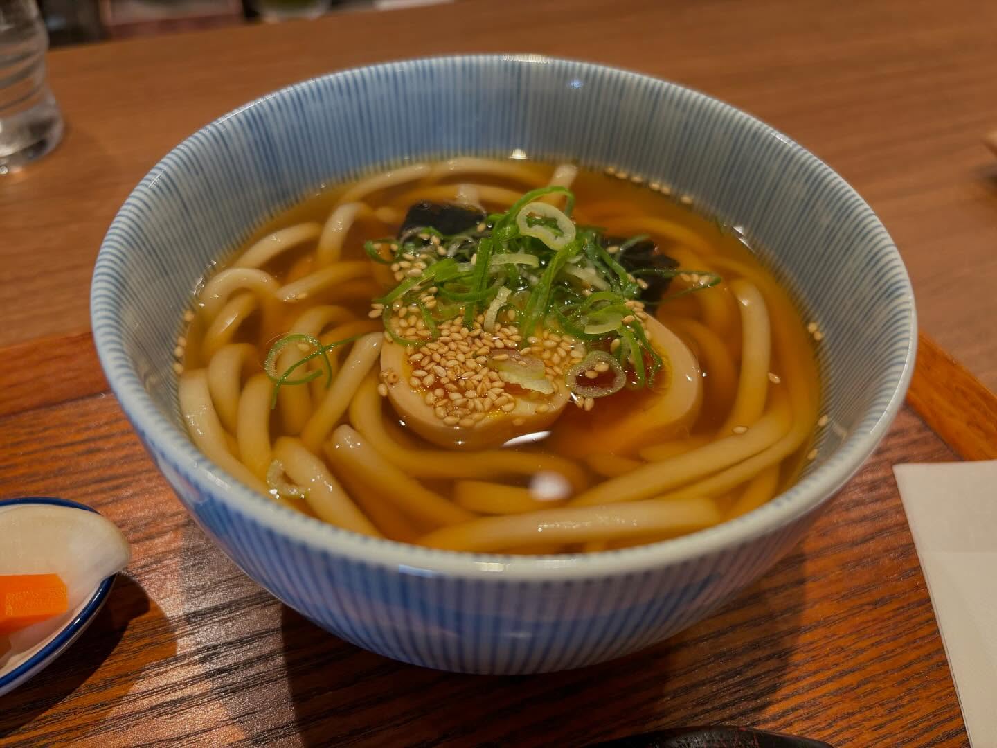 あんみつと煎茶のお店 茶処 PON-POKO「煮卵うどん 温 / 深蒸し煎茶 慈風」の投稿写真 2