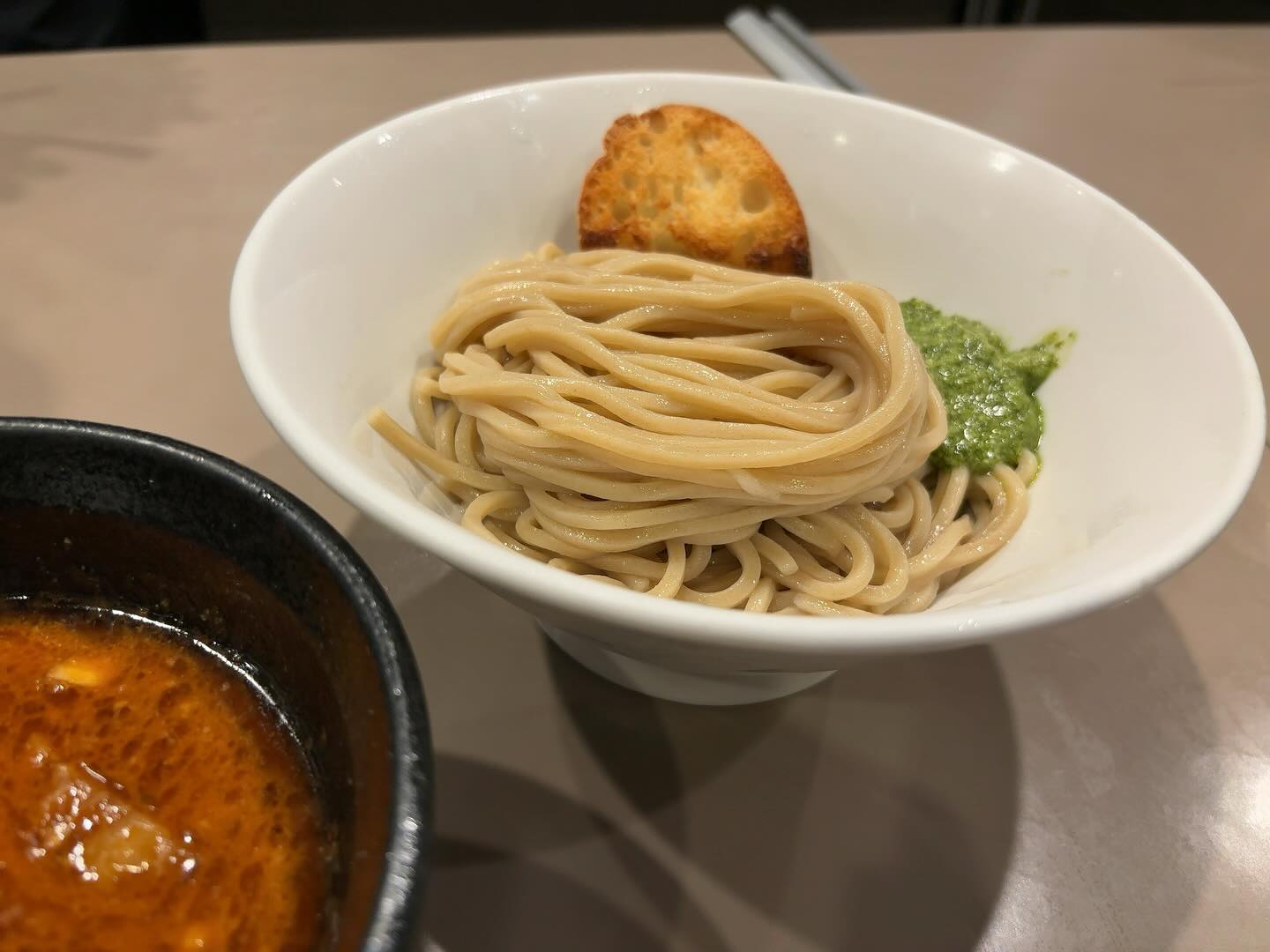 つけ麺 五ノ神製作所「海老トマトつけ麺」の投稿写真 2