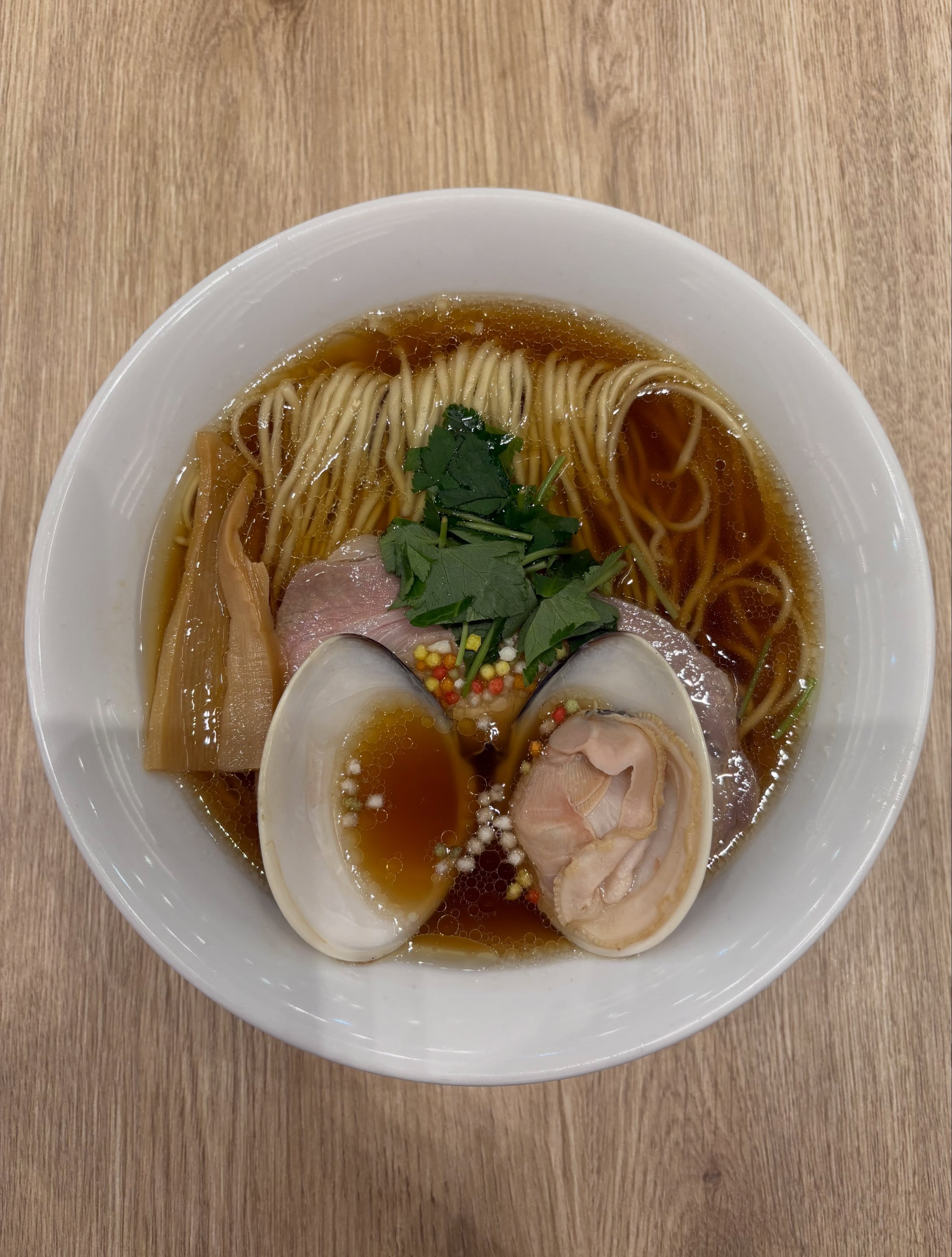 「登里勝」by POP UP ラーメン 三井アウトレットパーク マリンピア神戸店 大はまぐり醤油らぁめん